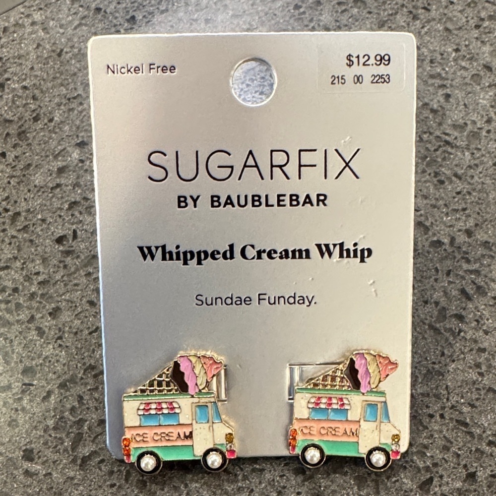 NWT Sugarfix Ice Cream Truck Earrings